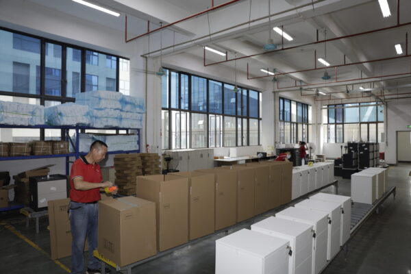Quality control in furniture factory
